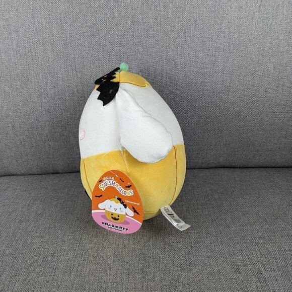 Squishmallows x Sanrio Halloween Cinnamoroll in Pumpkin Costume with Bat 8" - Picture 3 of 6